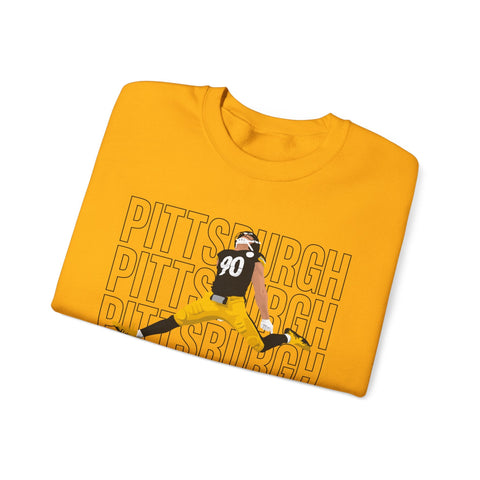 Pittsburgh Victory Jump - Heavy Blend™ Crewneck Sweatshirt Sweatshirt - YinzerShop