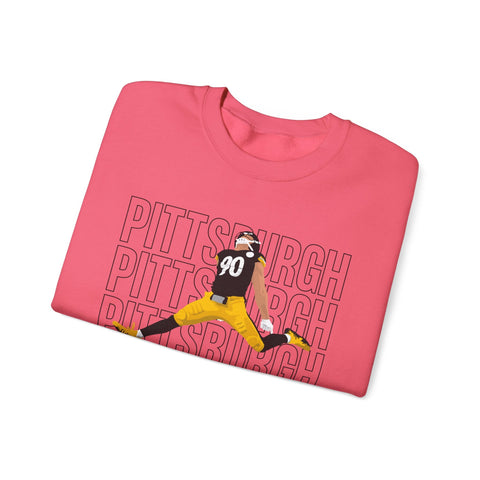 Pittsburgh Victory Jump - Heavy Blend™ Crewneck Sweatshirt Sweatshirt - YinzerShop
