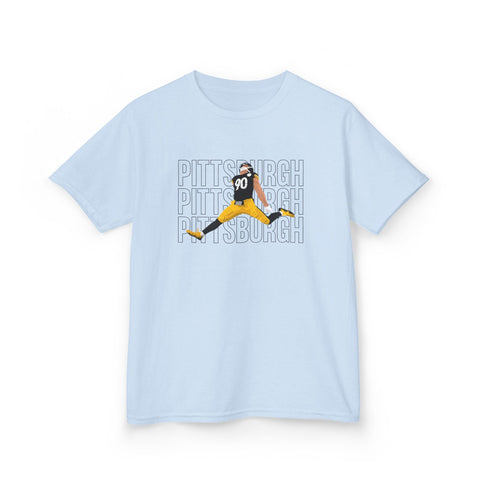 Pittsburgh Victory Jump - Kids Graphic T-Shirt Kids Apparel - YinzerShop