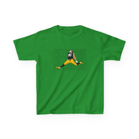 Pittsburgh Victory Jump - Kids Graphic T-Shirt Kids Apparel - YinzerShop