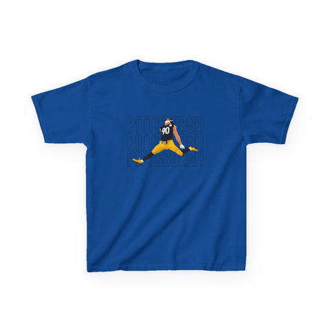 Pittsburgh Victory Jump - Kids Graphic T-Shirt Kids Apparel - YinzerShop