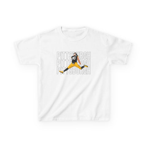 Pittsburgh Victory Jump - Kids Graphic T-Shirt Kids Apparel - YinzerShop