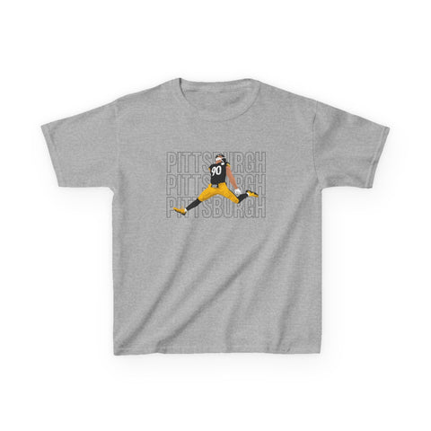 Pittsburgh Victory Jump - Kids Graphic T-Shirt Kids Apparel - YinzerShop