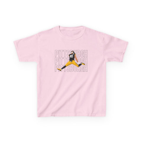 Pittsburgh Victory Jump - Kids Graphic T-Shirt Kids Apparel - YinzerShop