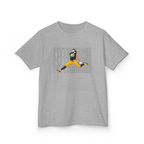 Pittsburgh Victory Jump - Kids Graphic T-Shirt Kids Apparel - YinzerShop