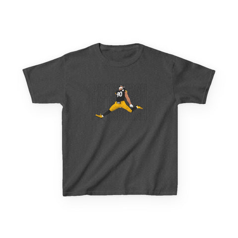 Pittsburgh Victory Jump - Kids Graphic T-Shirt Kids Apparel - YinzerShop