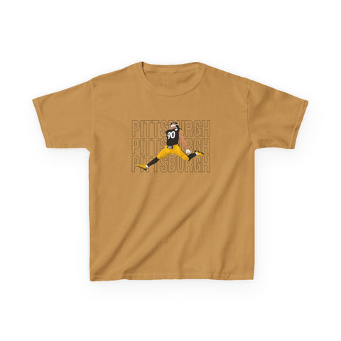 Pittsburgh Victory Jump - Kids Graphic T-Shirt Kids Apparel - YinzerShop
