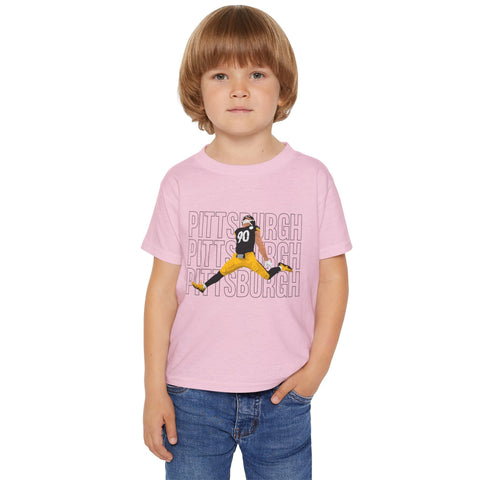 Pittsburgh Victory Jump - Toddler T-Shirt Kids Apparel - YinzerShop
