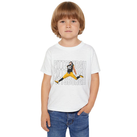 Pittsburgh Victory Jump - Toddler T-Shirt Kids Apparel - YinzerShop