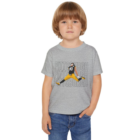 Pittsburgh Victory Jump - Toddler T-Shirt Kids Apparel - YinzerShop