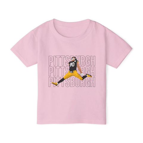 Pittsburgh Victory Jump - Toddler T-Shirt Kids Apparel - YinzerShop