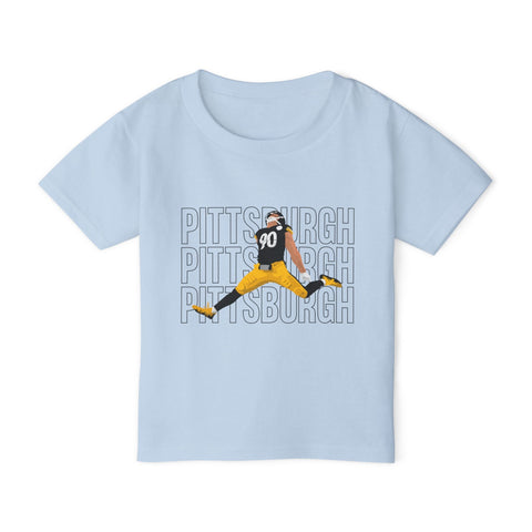 Pittsburgh Victory Jump - Toddler T-Shirt Kids Apparel - YinzerShop