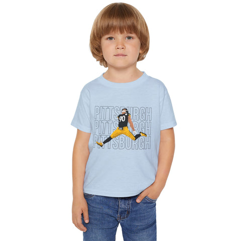 Pittsburgh Victory Jump - Toddler T-Shirt Kids Apparel - YinzerShop