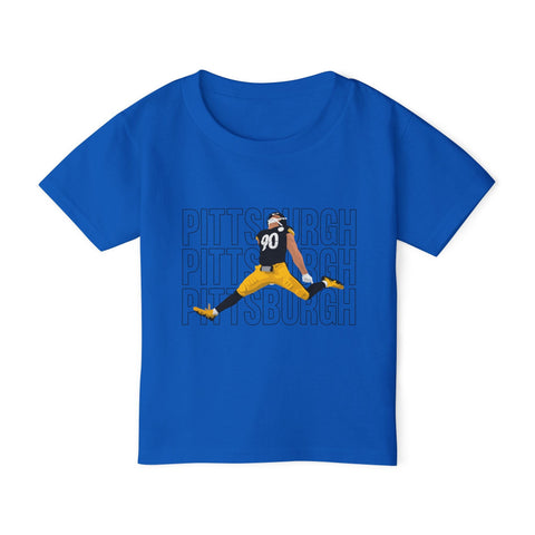 Pittsburgh Victory Jump - Toddler T-Shirt Kids Apparel - YinzerShop
