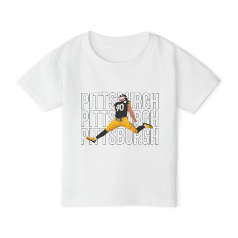 Pittsburgh Victory Jump - Toddler T-Shirt Kids Apparel - YinzerShop