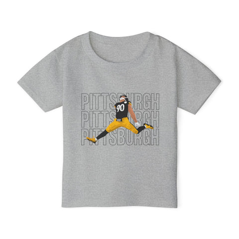Pittsburgh Victory Jump - Toddler T-Shirt Kids Apparel - YinzerShop