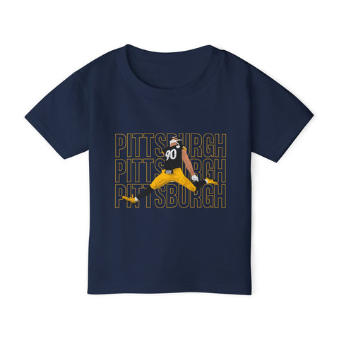 Pittsburgh Victory Jump - Toddler T-Shirt Kids Apparel - YinzerShop