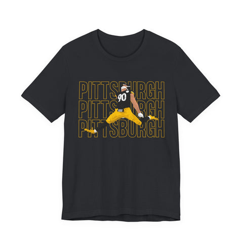 Pittsburgh Victory Jump - Unisex Jersey Short Sleeve Tee T-Shirt - YinzerShop