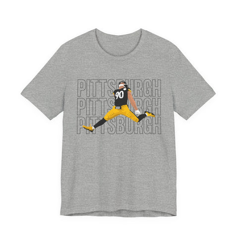 Pittsburgh Victory Jump - Unisex Jersey Short Sleeve Tee T-Shirt - YinzerShop