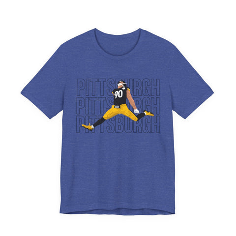 Pittsburgh Victory Jump - Unisex Jersey Short Sleeve Tee T-Shirt - YinzerShop