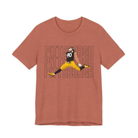 Pittsburgh Victory Jump - Unisex Jersey Short Sleeve Tee T-Shirt - YinzerShop