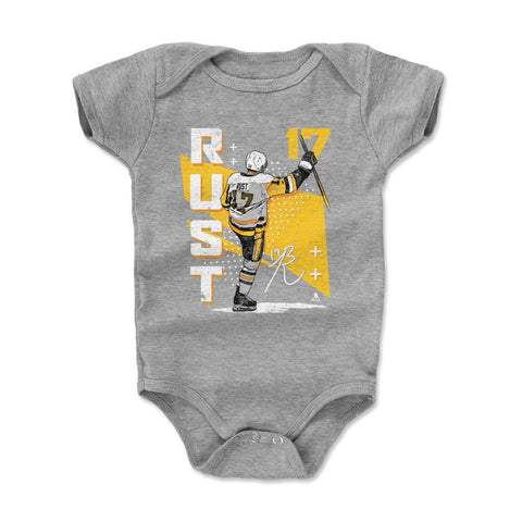 Pittsburgh Vintage Bodysuit - Bryan Rust Retro Baby One-Piece With Soft Cotton Kids Baby Onesie - YinzerShop