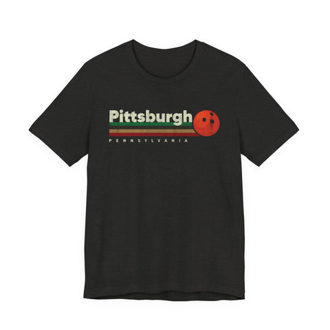 Pittsburgh Vintage Bowling - Unisex Jersey Short Sleeve Tee T-Shirt - YinzerShop