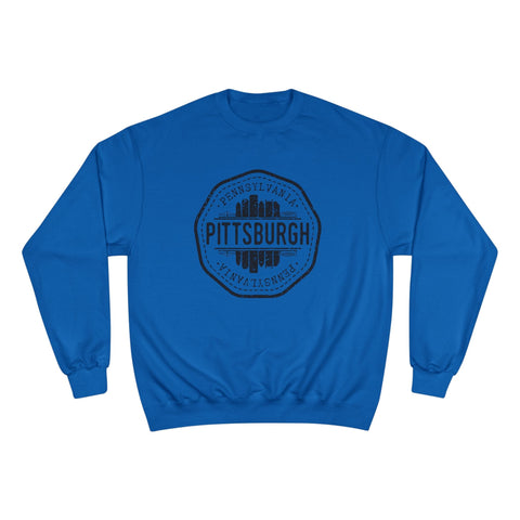 Pittsburgh Vintage Stamp - Champion Sweatshirt Sweatshirt - YinzerShop