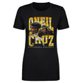 Pittsburgh Vintage T-Shirt - Oneil Cruz Slim Fit Cotton Crewneck Tee | Retro Style Women's T-Shirt - YinzerShop
