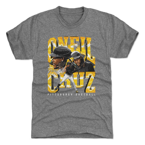 Pittsburgh Vintage T-Shirt - Oneil Cruz Slim Fit Crewneck Tee, Lightweight Cotton Blend Men's Premium T-Shirt - YinzerShop