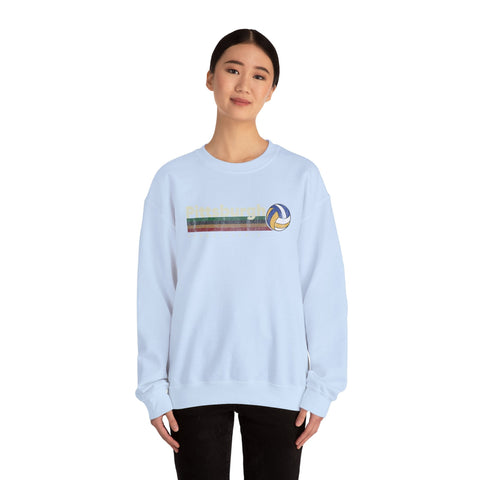 Pittsburgh Vintage Volleyball - Heavy Blend™ Crewneck Sweatshirt Sweatshirt - YinzerShop