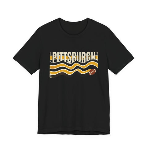 Pittsburgh Waves Football Tee T-Shirt - YinzerShop