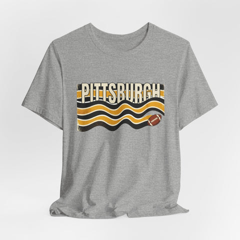 Pittsburgh Waves Football Tee T-Shirt - YinzerShop