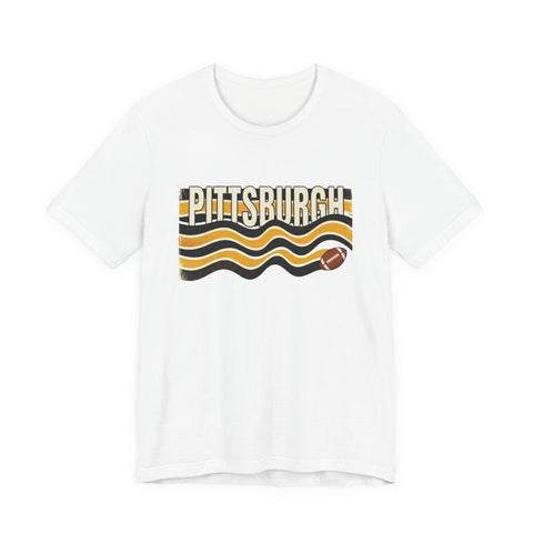Pittsburgh Waves Football Tee T-Shirt - YinzerShop