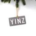 Pittsburgh YINZ Ornament - Unique Steel Holiday Decor | Eco Friendly Gift Holiday Ornaments - YinzerShop