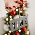 Pittsburgh YINZ Ornament - Unique Steel Holiday Decor | Eco Friendly Gift Holiday Ornaments - YinzerShop