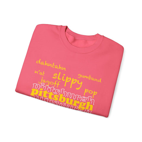 Pittsburgh Yinzerisms - Heavy Blend™ Crewneck Sweatshirt Sweatshirt - YinzerShop