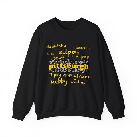 Pittsburgh Yinzerisms - Heavy Blend™ Crewneck Sweatshirt Sweatshirt - YinzerShop