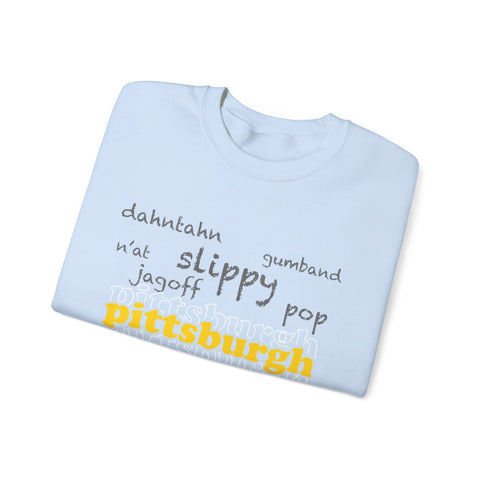 Pittsburgh Yinzerisms - Heavy Blend™ Crewneck Sweatshirt Sweatshirt - YinzerShop