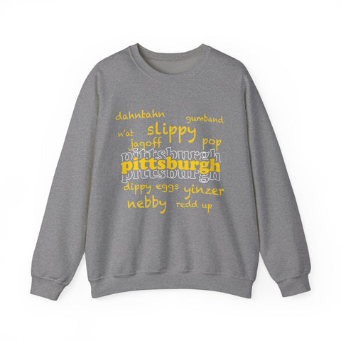 Pittsburgh Yinzerisms - Heavy Blend™ Crewneck Sweatshirt Sweatshirt - YinzerShop