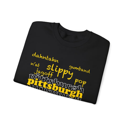 Pittsburgh Yinzerisms - Heavy Blend™ Crewneck Sweatshirt Sweatshirt - YinzerShop