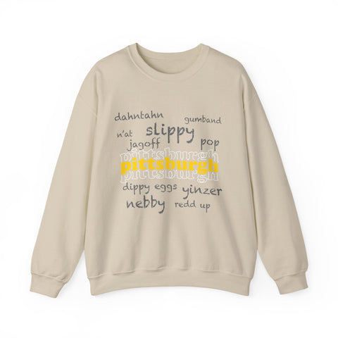 Pittsburgh Yinzerisms - Heavy Blend™ Crewneck Sweatshirt Sweatshirt - YinzerShop