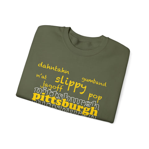 Pittsburgh Yinzerisms - Heavy Blend™ Crewneck Sweatshirt Sweatshirt - YinzerShop