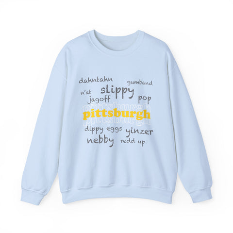Pittsburgh Yinzerisms - Heavy Blend™ Crewneck Sweatshirt Sweatshirt - YinzerShop