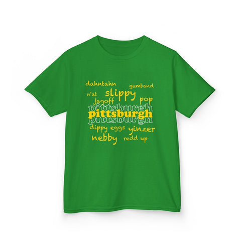 Pittsburgh Yinzerisms - Kids Graphic Short Sleeve T-Shirt Kids Apparel - YinzerShop