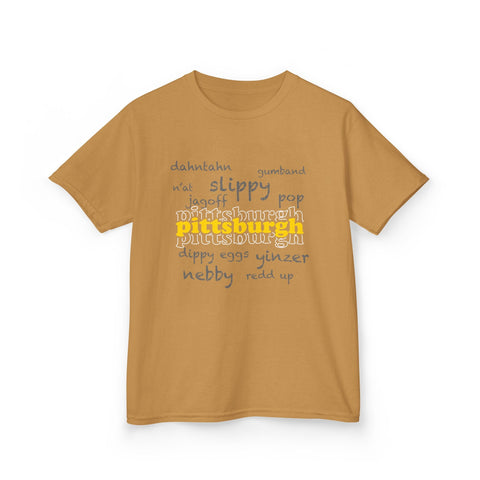 Pittsburgh Yinzerisms - Kids Graphic Short Sleeve T-Shirt Kids Apparel - YinzerShop