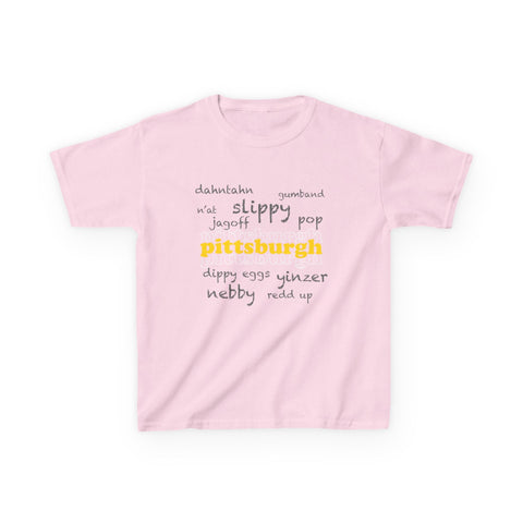 Pittsburgh Yinzerisms - Kids Graphic Short Sleeve T-Shirt Kids Apparel - YinzerShop