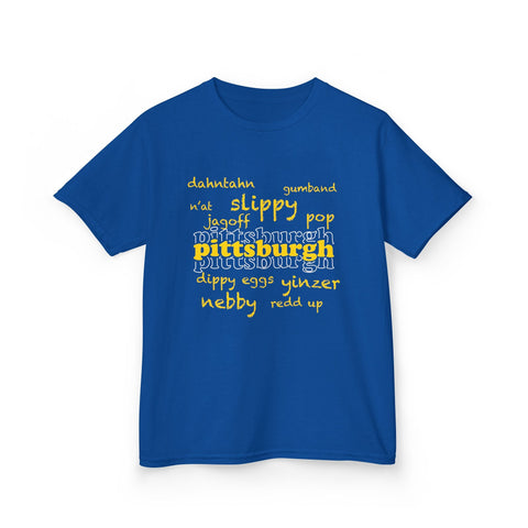 Pittsburgh Yinzerisms - Kids Graphic Short Sleeve T-Shirt Kids Apparel - YinzerShop