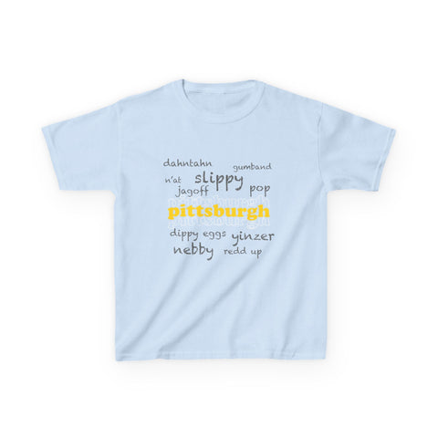 Pittsburgh Yinzerisms - Kids Graphic Short Sleeve T-Shirt Kids Apparel - YinzerShop
