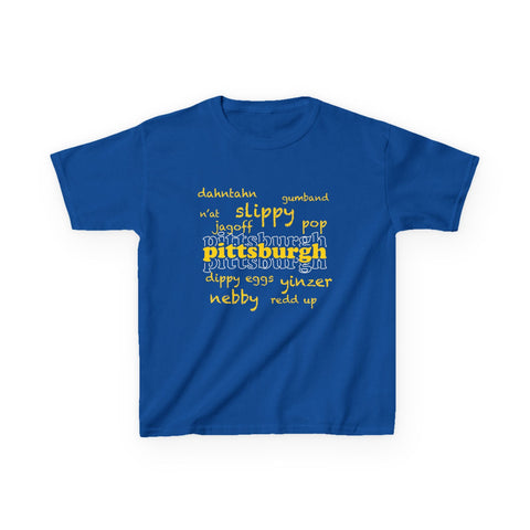 Pittsburgh Yinzerisms - Kids Graphic Short Sleeve T-Shirt Kids Apparel - YinzerShop